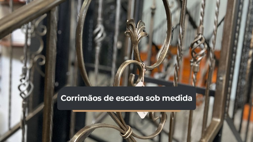 Corrimãos sob medida da Fundarte unem segurança e design com materiais como ferro forjado, ferro fundido e aço galvanizado. Personalização com excelência.