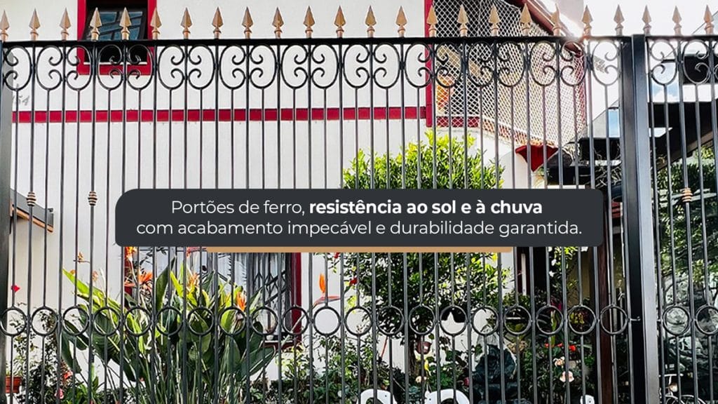 Descubra por que os portões da Fundarte resistem ao sol e à chuva por décadas. Estética, segurança e durabilidade com acabamento de alto padrão.