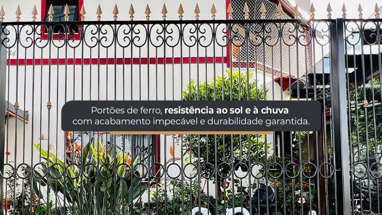 Descubra por que os portões da Fundarte resistem ao sol e à chuva por décadas. Estética, segurança e durabilidade com acabamento de alto padrão.