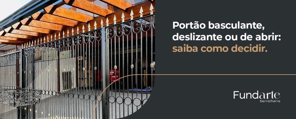 Saiba como escolher entre portão basculante, deslizante ou de abrir. Entenda espaço, fluxo e como equilibrar segurança e estética.